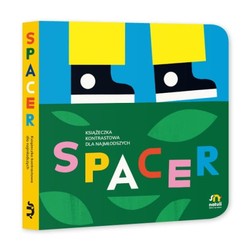Książeczka kontrastowa dla najmłodszych - Natuli Spacer