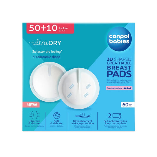 Ultrachłonne wkładki laktacyjne 3D 30 szt - Canpol