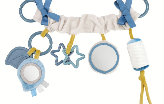 Zawieszka do wózka/fotelika Pastel friends - Canpol Niebieski