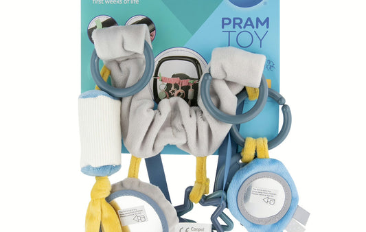 Zawieszka do wózka/fotelika Pastel friends - Canpol Niebieski