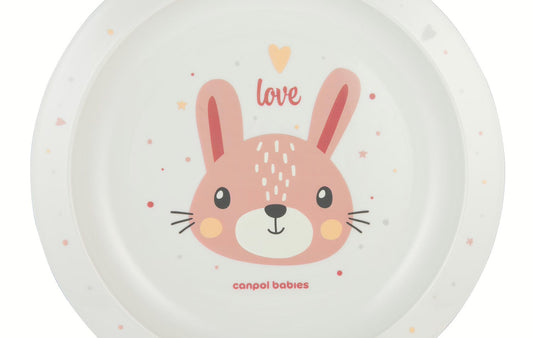 Talerz plastikowy Cute Animals - Canpol królik