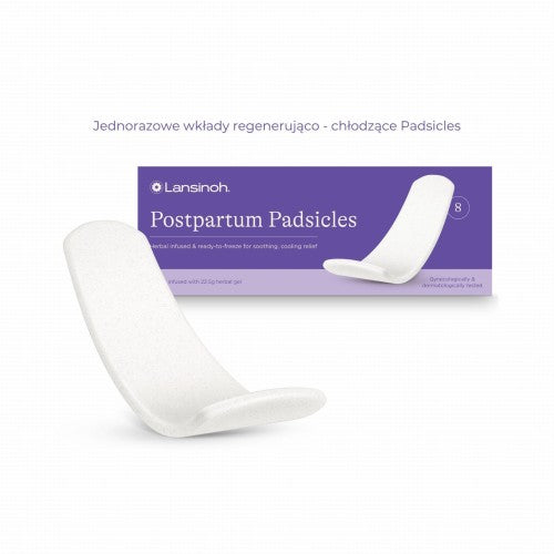 Jednorazowe wkładki regenerująco-chłodzące Padsicles - Lansinoh