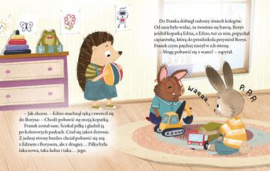 Franek uczy się dzielić. Jeżyk Franek - Wydawnictwo Wilga