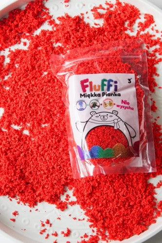 Fluffi - masa plastyczna Czerwony