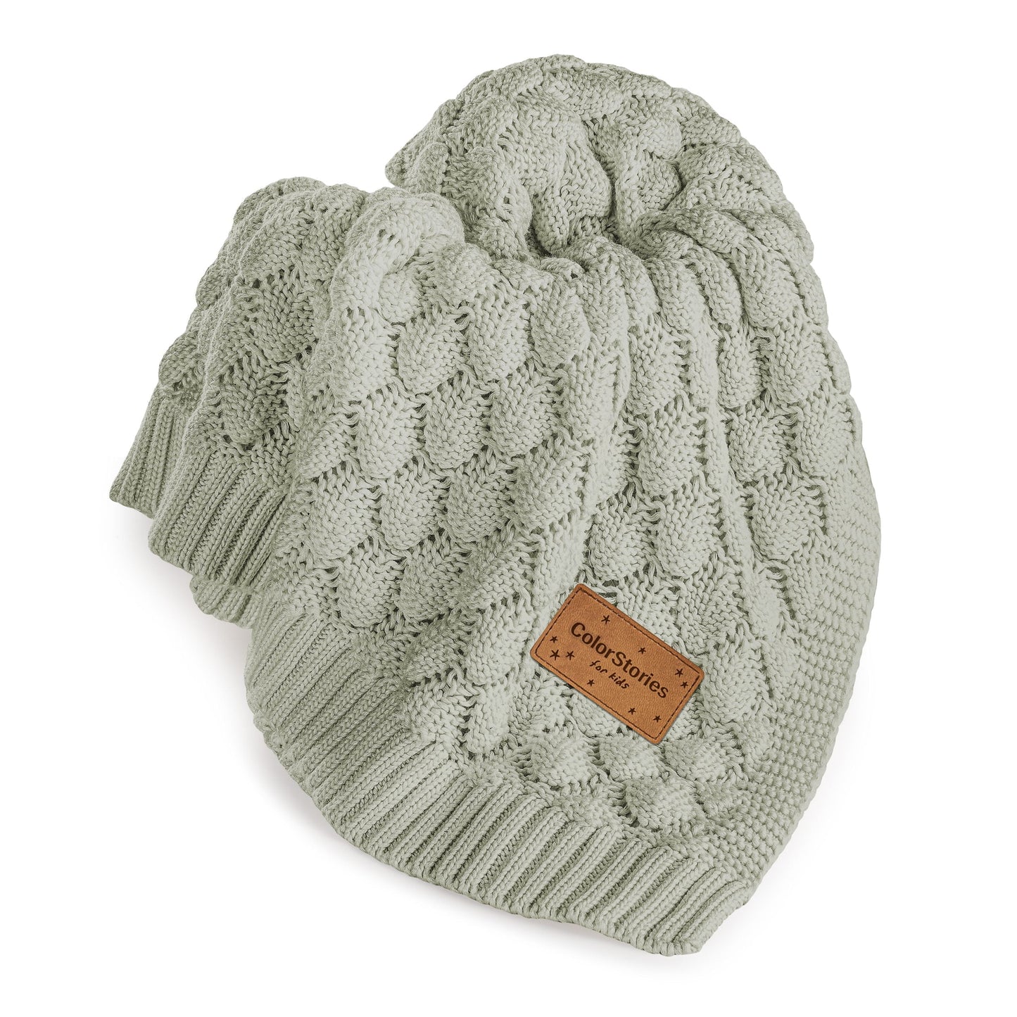 Kocyk bambusowy Fema - ColorStories Olive 80x100