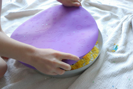 Tacka sensoryczna Play Tray Jellystone Fioletowa lilac