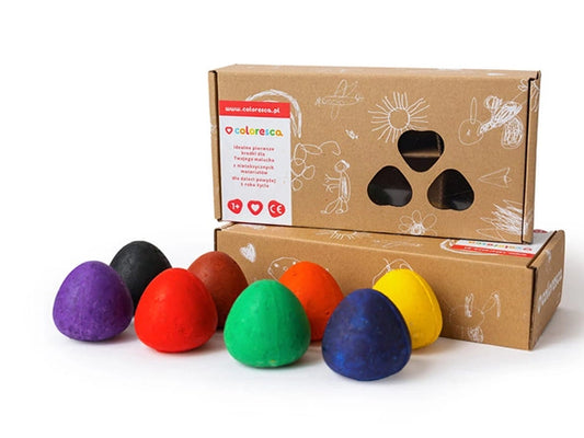 Kredki Malucha 8 kolorów 1+ - COLORESCA