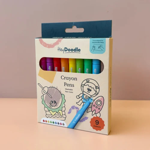 Kredki do Silikonowej Maty - Hey Doodle