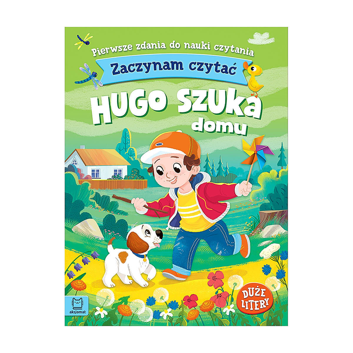 Zaczynam czytać. Duże litery. Pierwsze zdania do nauki czytania - Wydawnictwo Aksjomat Hugo szuka domu