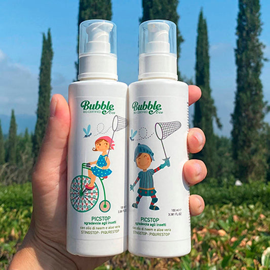 Organiczna emulsja odstraszająca owady PICSTOP 0m+ 100ml - Bubble&CO Dziewczynka