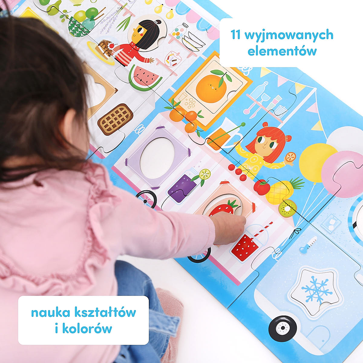 Puzzle z dziurką Lody! Lody! - CzuCzu