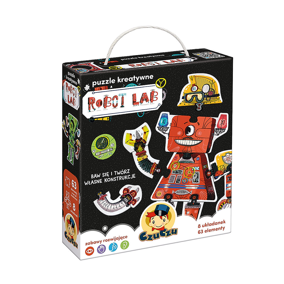 Puzzle kreatywne Robot Lab - Czuczu