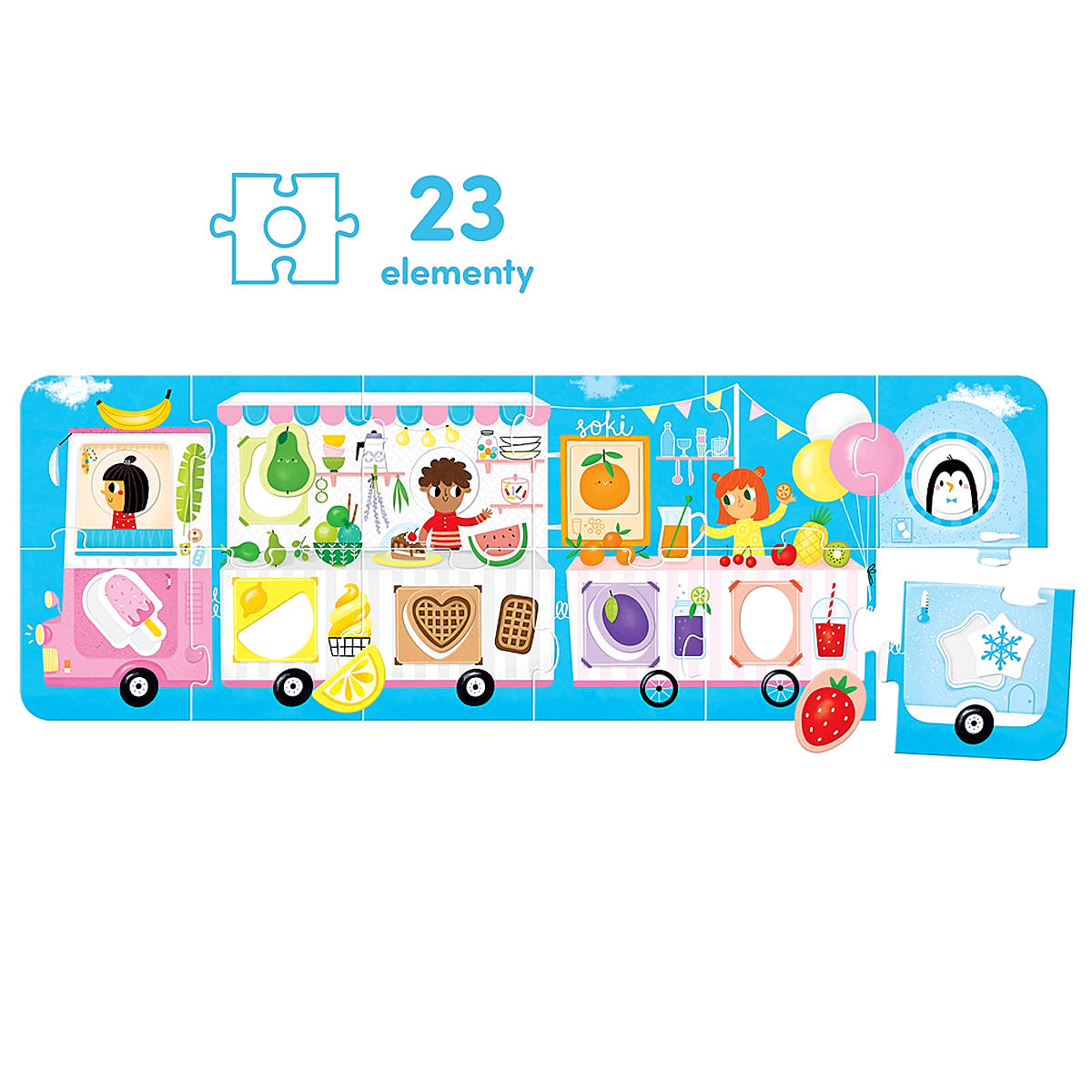 Puzzle z dziurką Lody! Lody! - CzuCzu