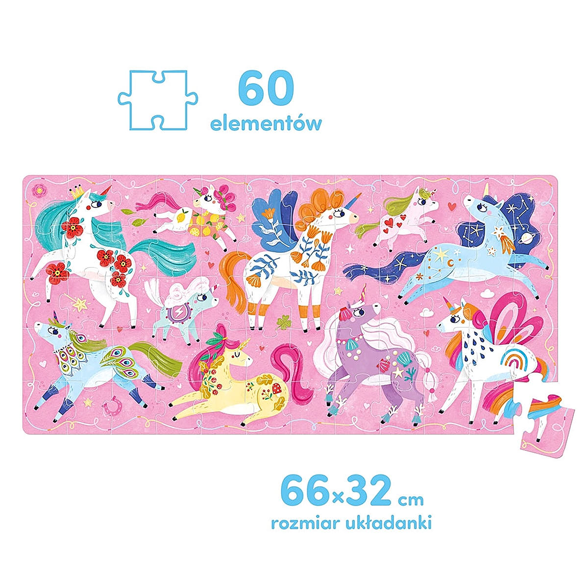 Puzzle Ach Jednorożce - Czuczu