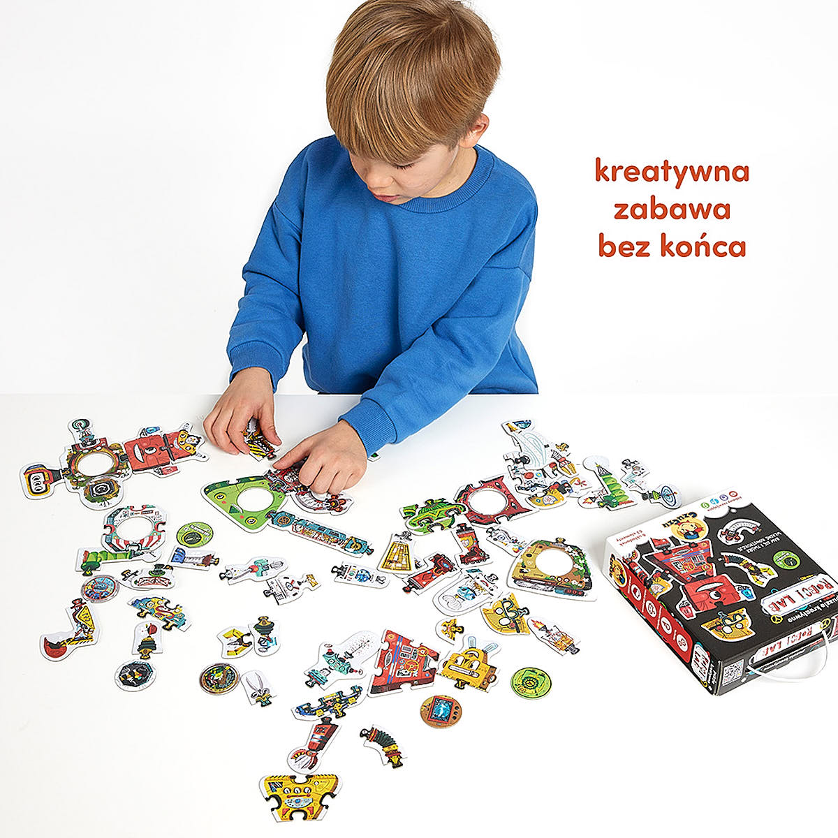 Puzzle kreatywne Robot Lab - Czuczu