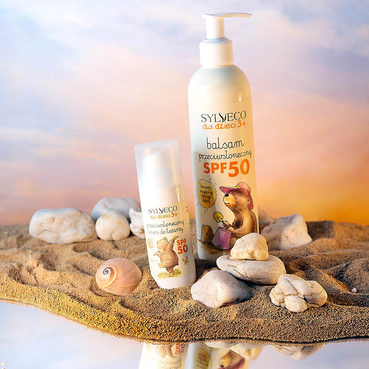 Przeciwsłoneczny krem do twarzy SPF 50 - Sylveco