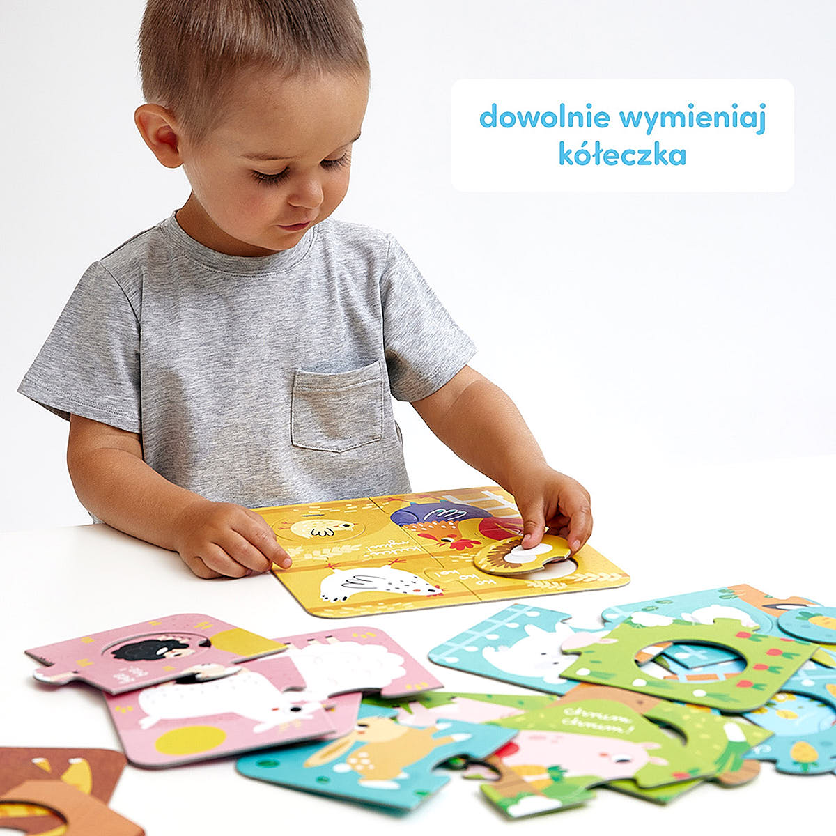 Układanki z dziurką Wieś - CzuCzu