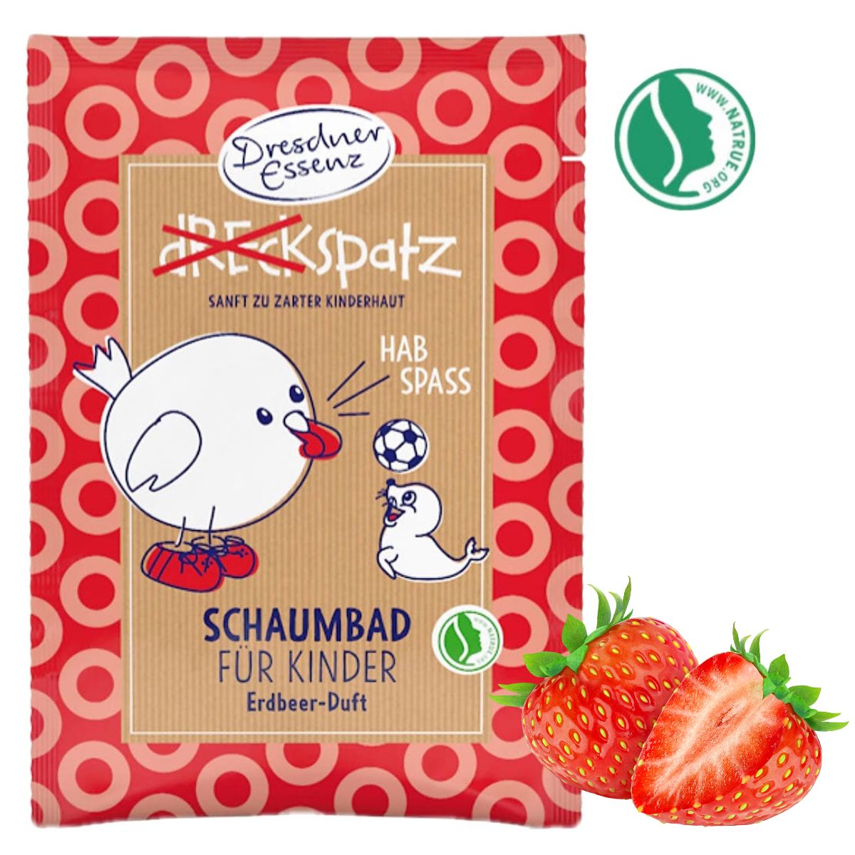 Baw Się Dobrze! Truskawkowy płyn do kąpieli - Dresdner Essenz 40ml