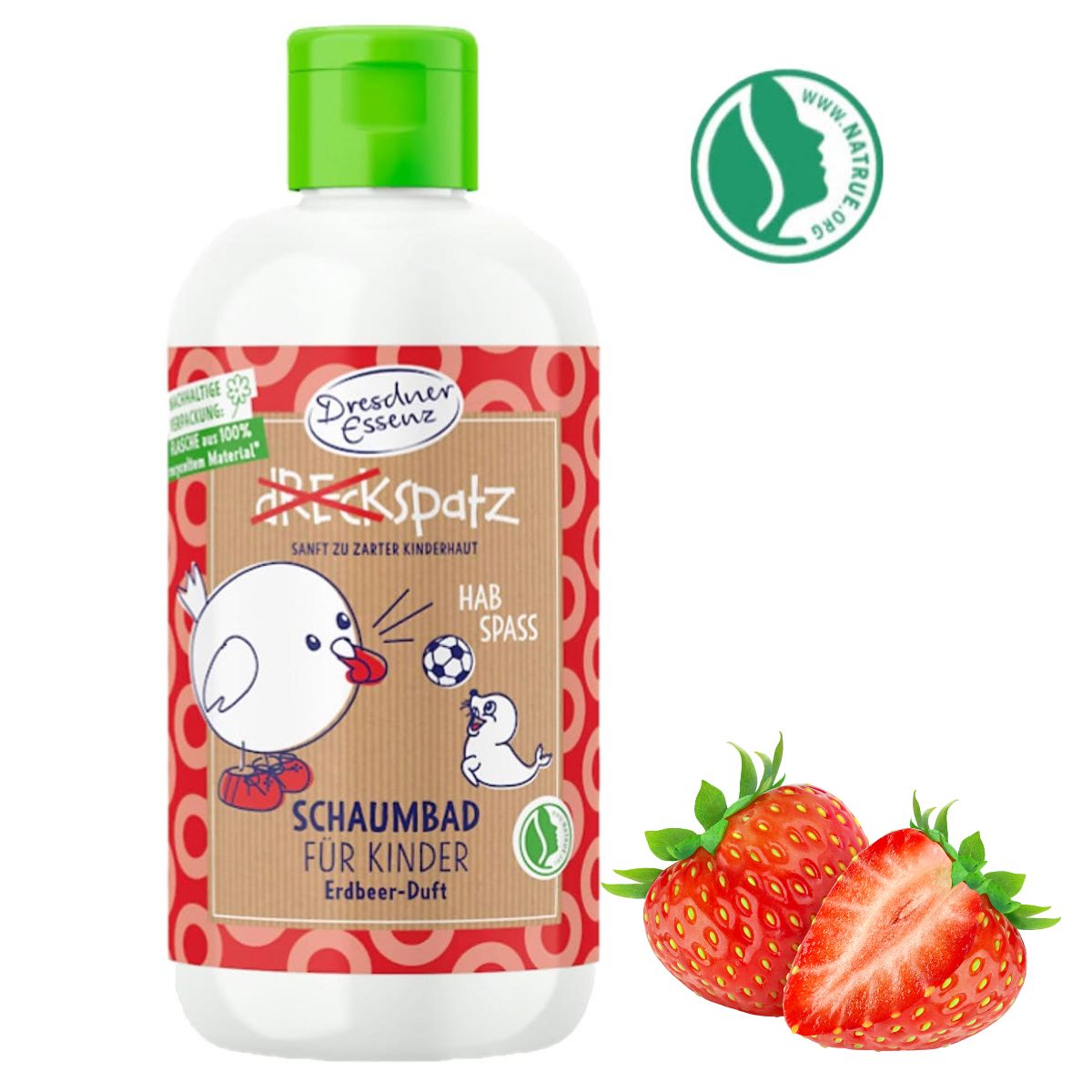 Baw Się Dobrze! Truskawkowy płyn do kąpieli - Dresdner Essenz 300ml
