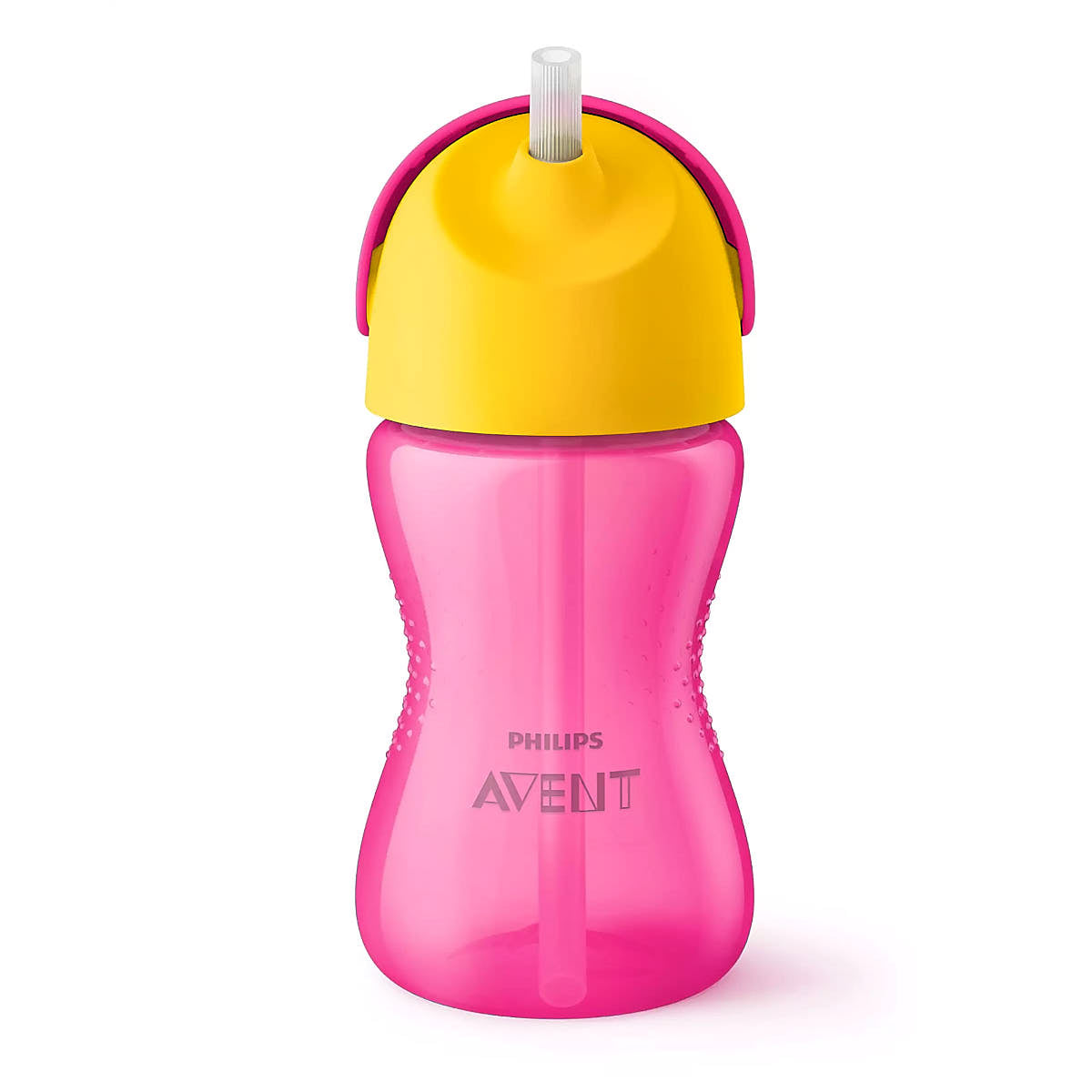 Philips Avent - Kubek ze słomką różowy 12m+