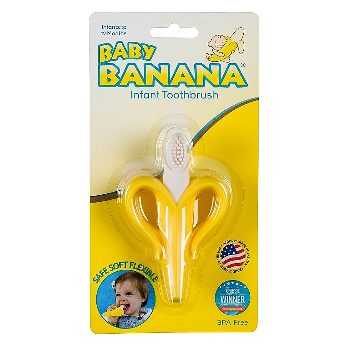 Szczoteczka Treningowa - Baby Banana Yellow