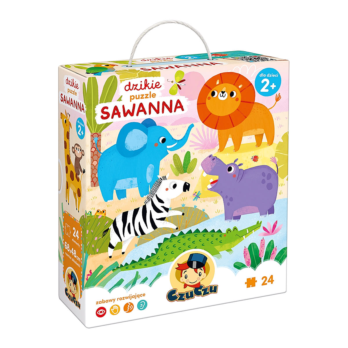Dzikie Puzzle Sawanna - CzuCzu