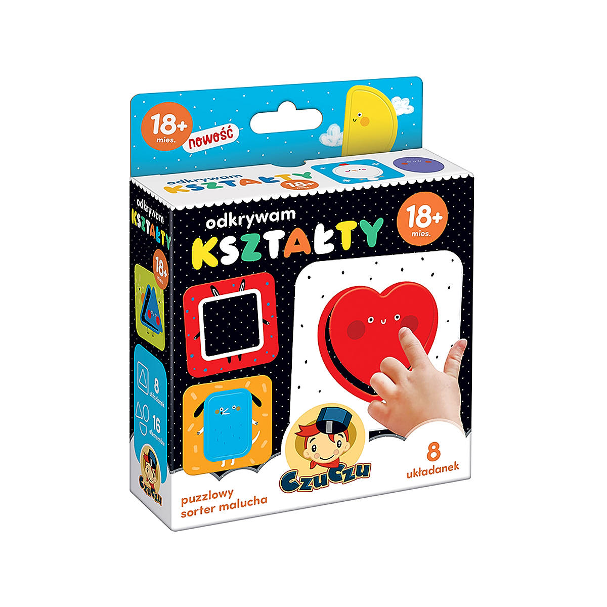 Układanka edukcyjna Odkrywam Kształty - CzuCzu