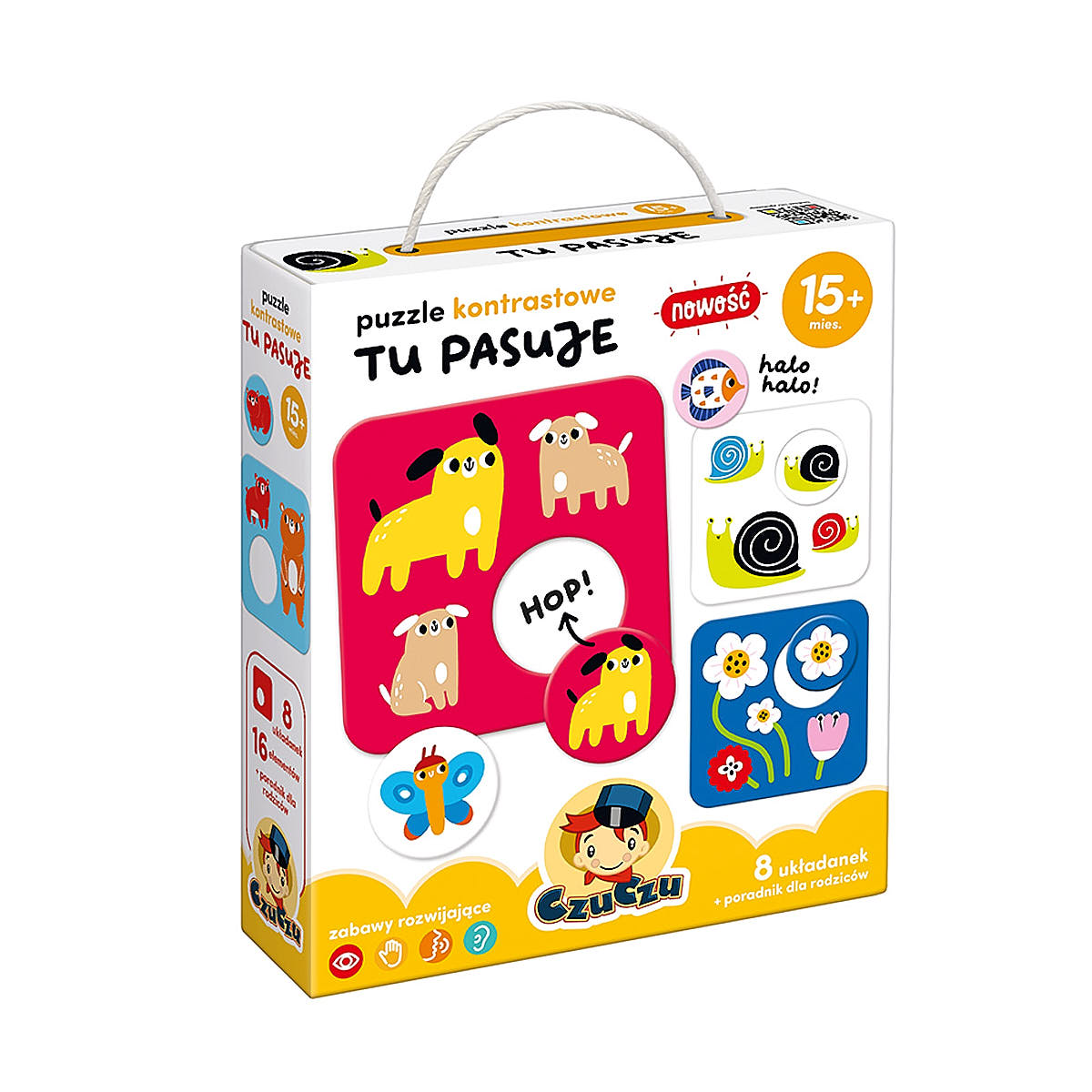 Puzzle kontrastowe Tu pasuje - CzuCzu