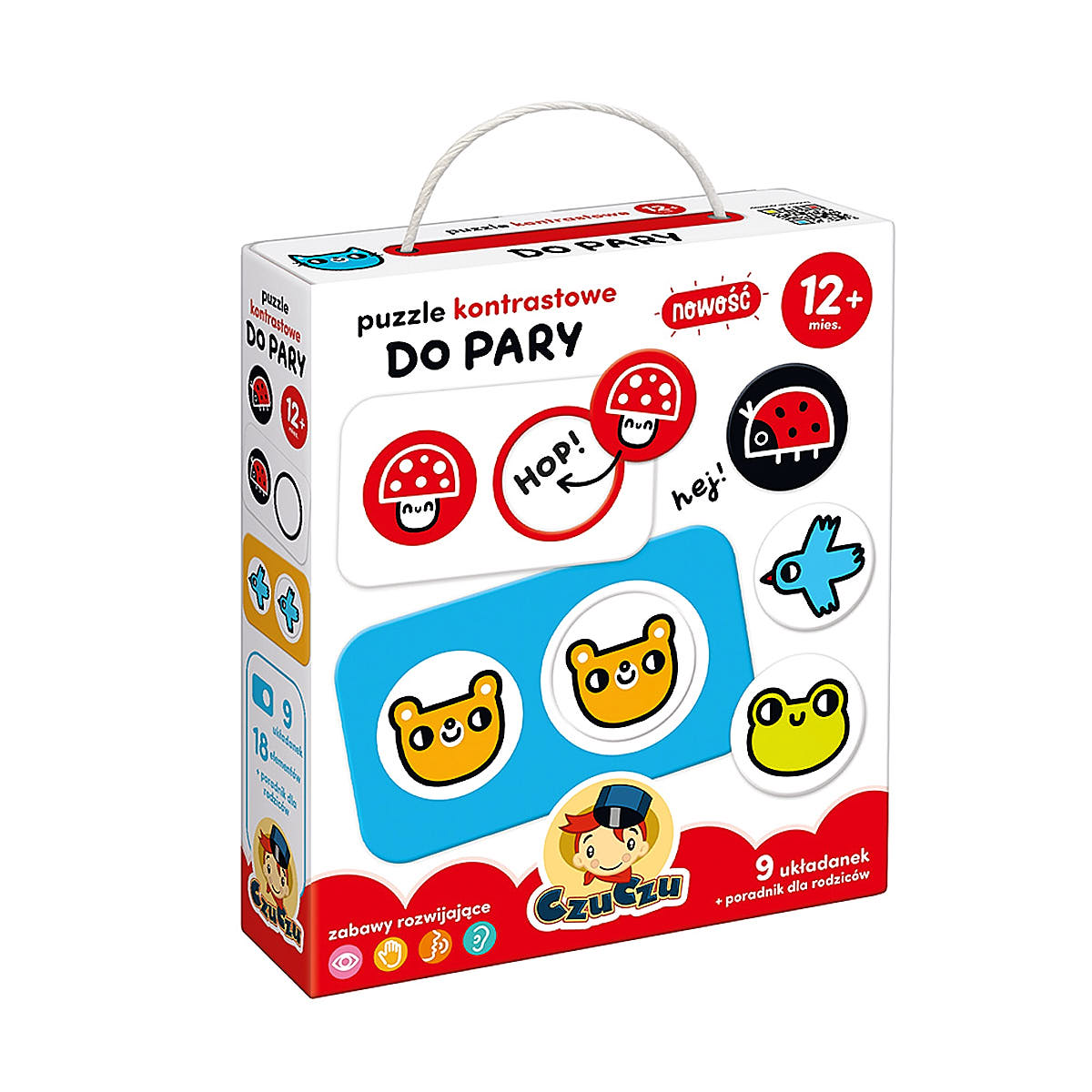 Puzzle kontrastowe Do pary - CzuCzu