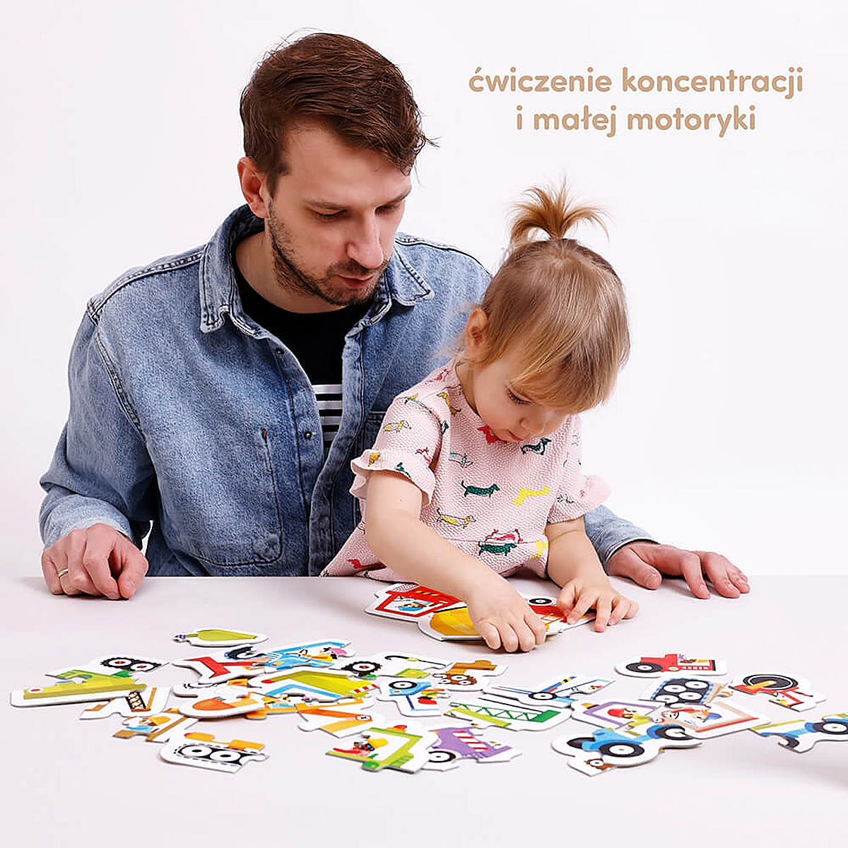 Puzzle progresywne Pojazdy na budowie - CzuCzu