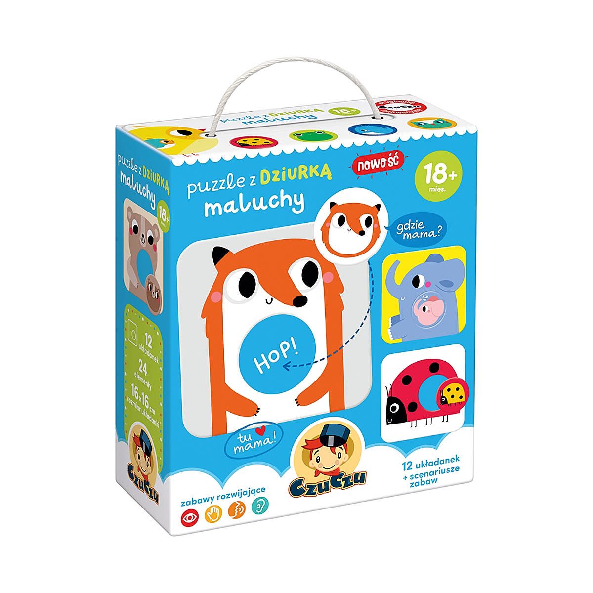 Puzzle z dziurką Maluchy - CzuCzu
