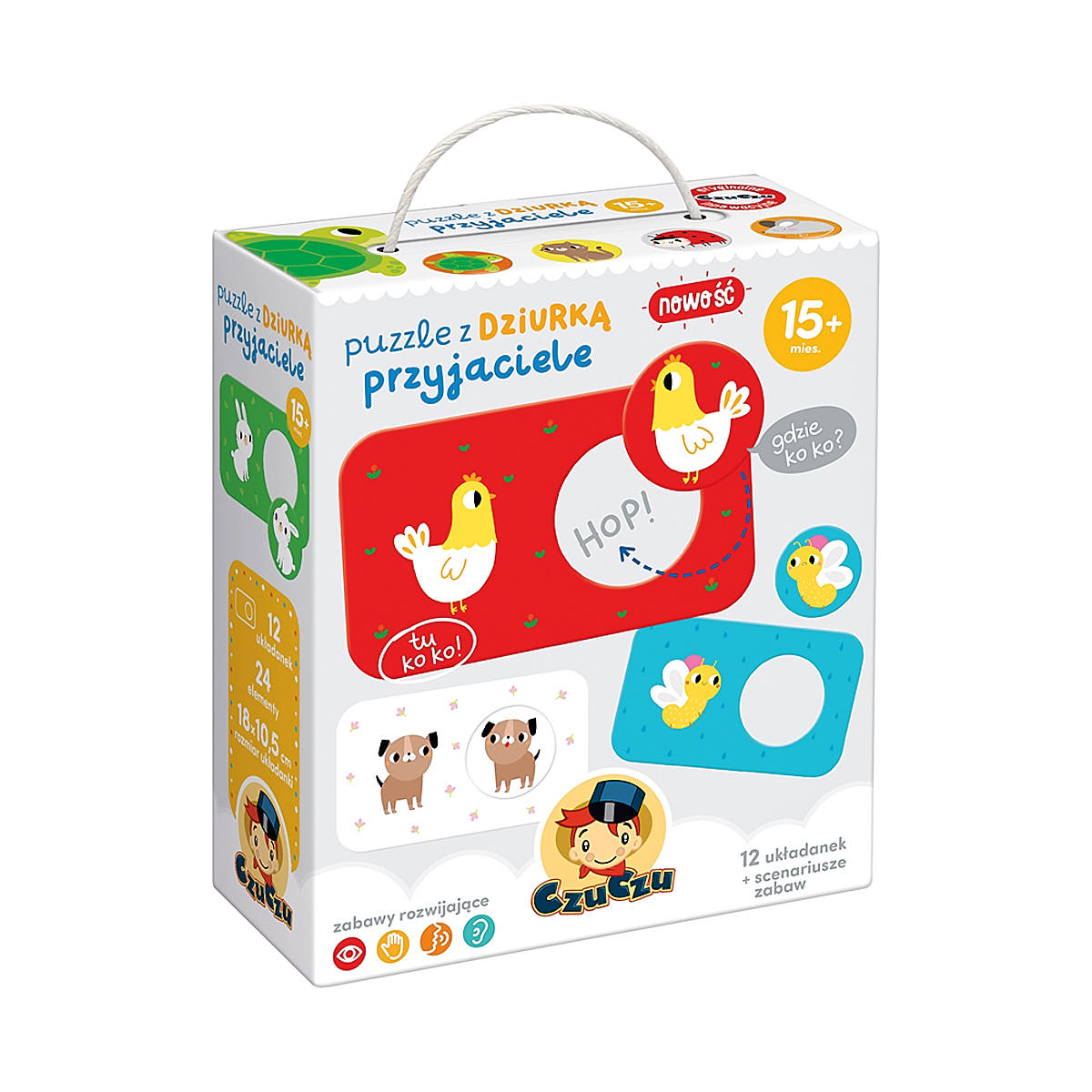 Puzzle z dziurką Przyjaciele - CzuCzu