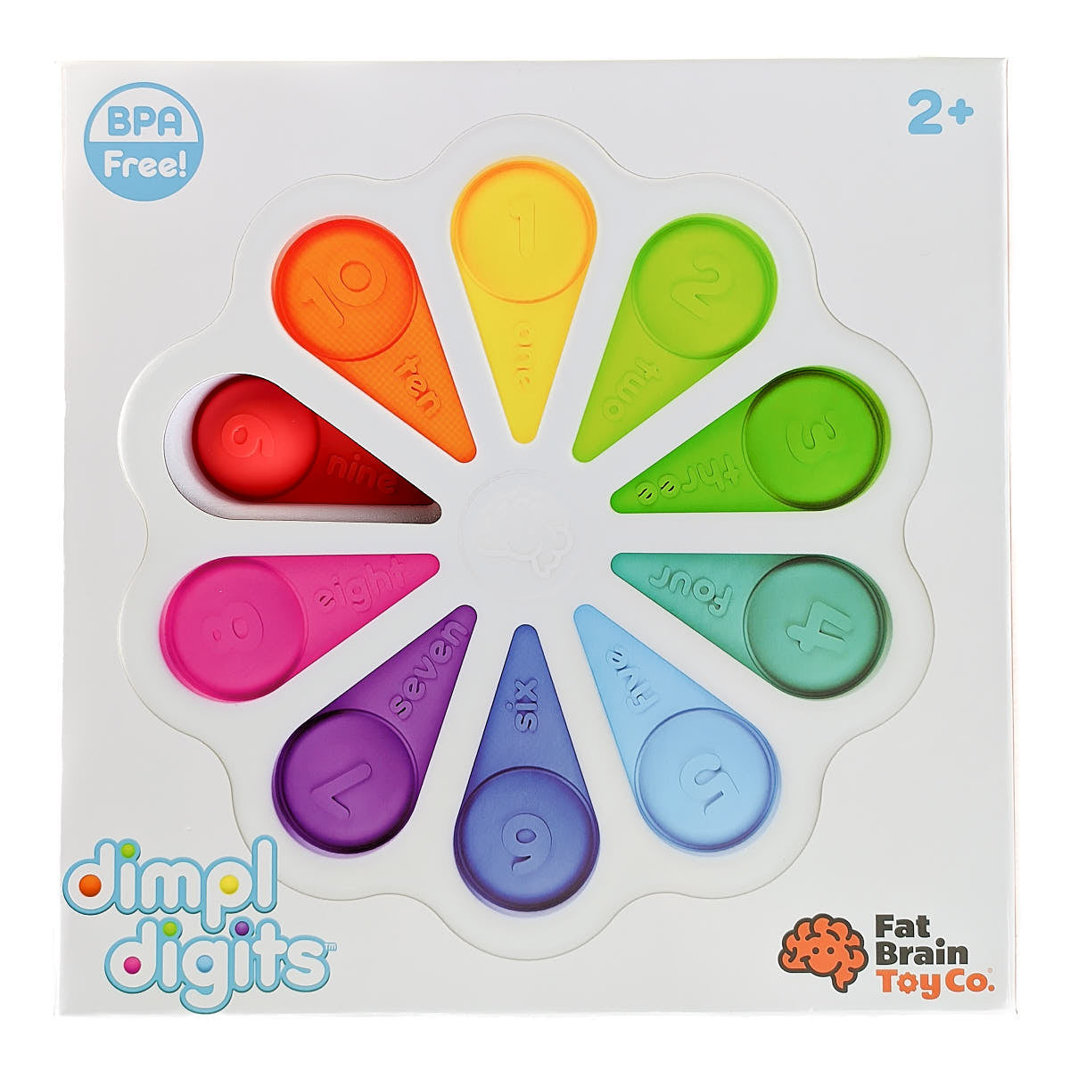 Bąbelki Cyferki Dimpl Digits - Fat Brain Toys