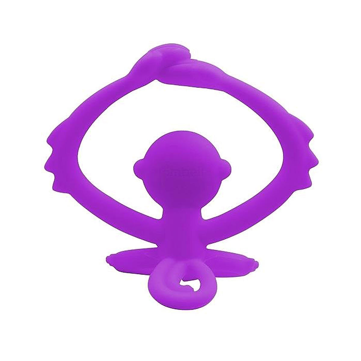 Gryzak dla niemowlaka - Zabawka Małpka - Mombella Purple