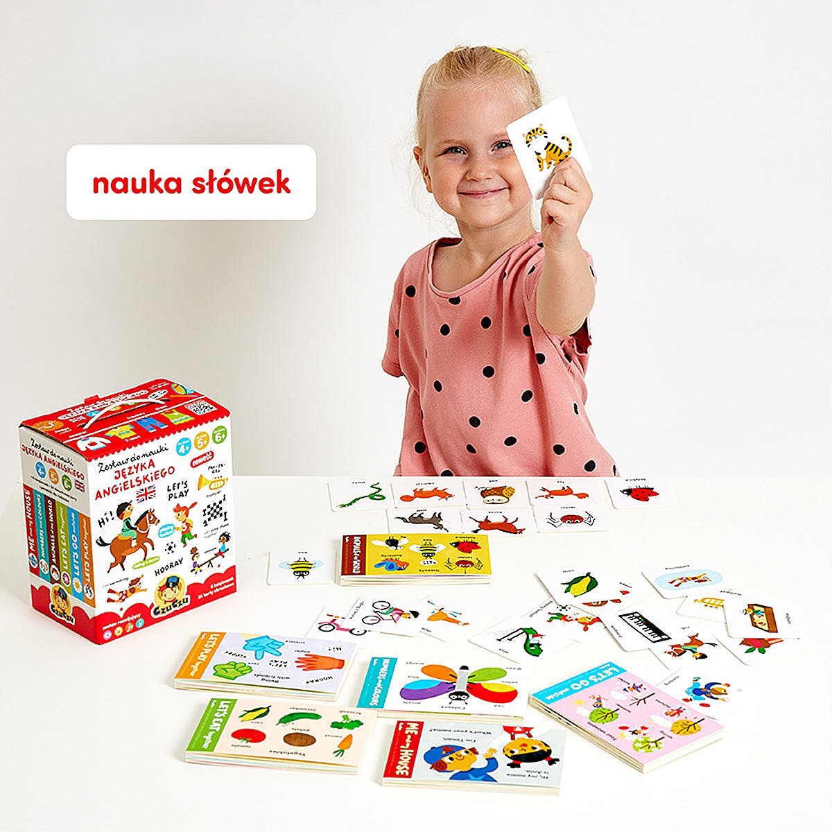 Zestaw do nauki języka angielskiego dla dzieci 4, 5, 6+ - CzuCzu