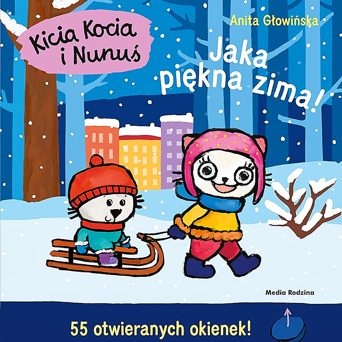 Kicia Kocia i Nunuś. Jaka piękna zima - Wydawnictwo Media Rodzina