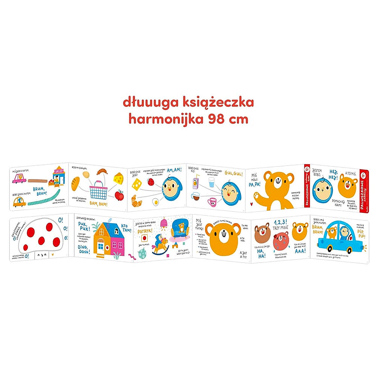 Książeczka Aktywizująca Paluszkowe Zabawy 12+ - CzuCzu
