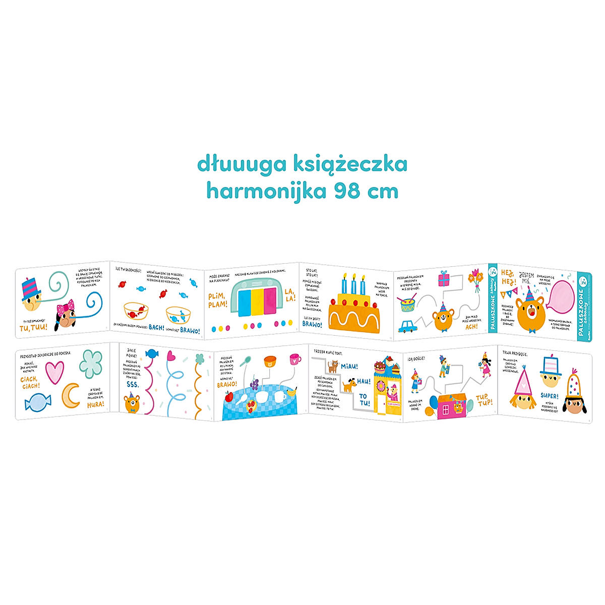 Książeczka Aktywizująca Paluszkowe Zabawy 2+ - CzuCzu