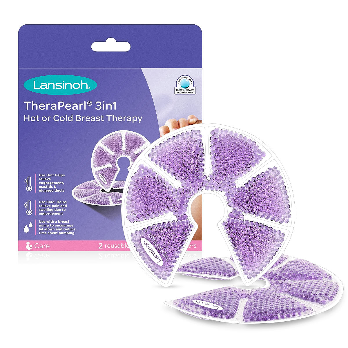 Lansinoh - Therapearl® 3w1 Kompresy żelowe