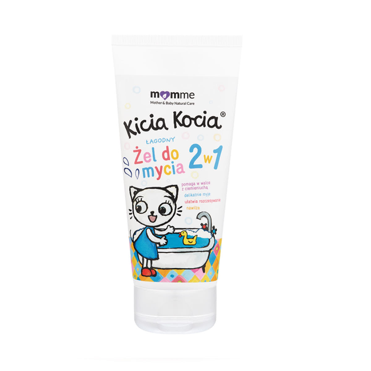 Łagodny żel do mycia 2 w 1 KICIA KOCIA - Momme 200ml