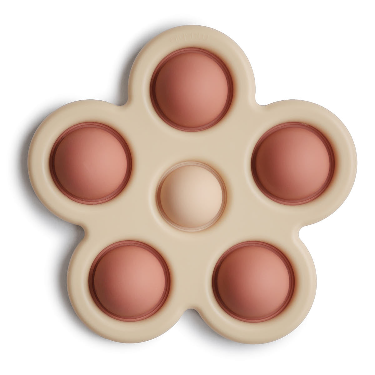 Kwiatek Press Toy - Mushie Rose/Blush/Shifting Sand
