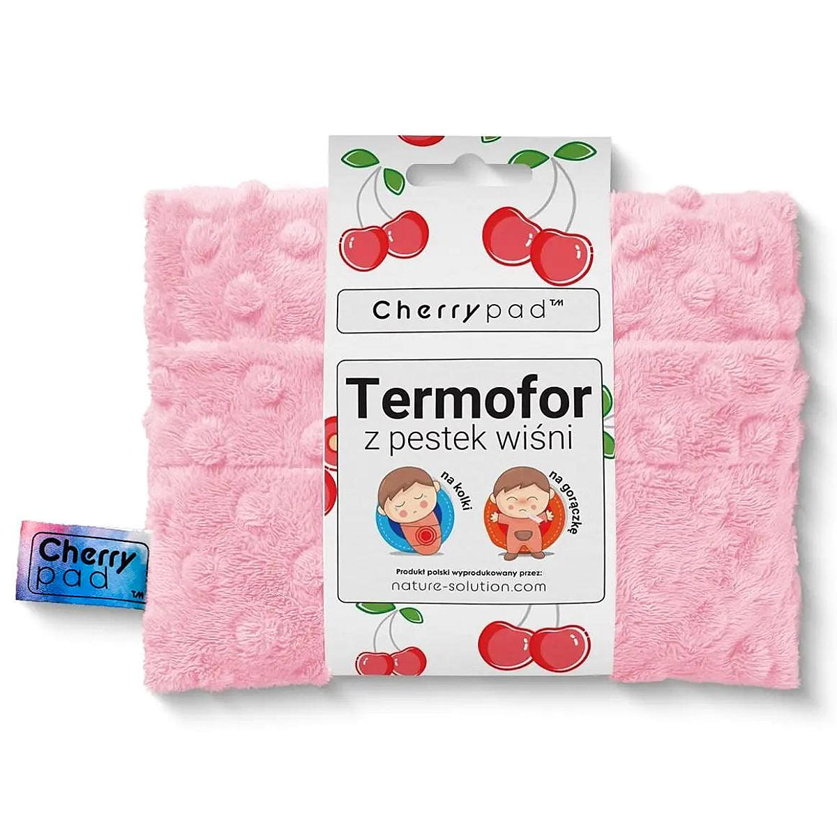 Termofor Cherrypad - Minky - Nature-solution jasny róż