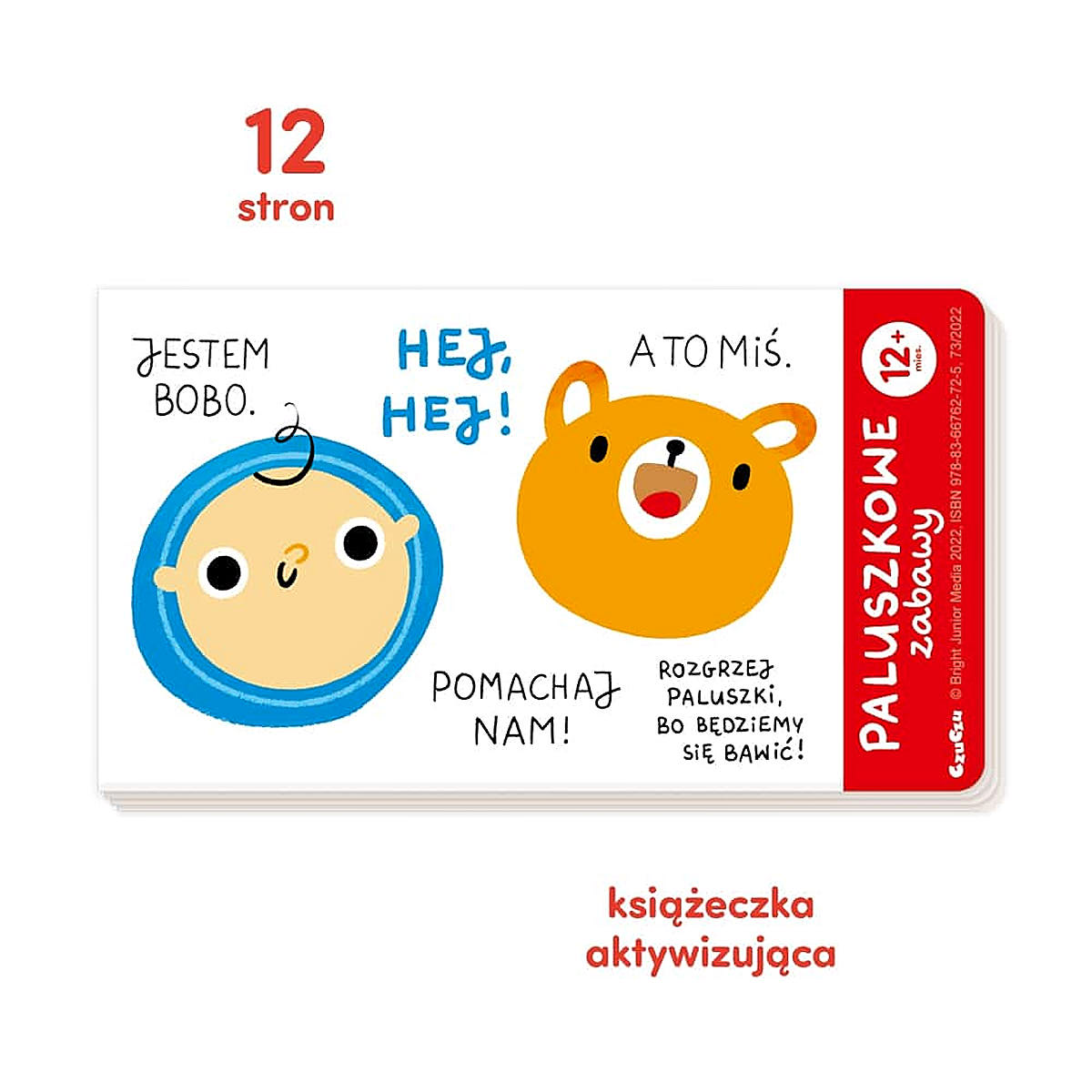 Książeczka Aktywizująca Paluszkowe Zabawy 12+ - CzuCzu
