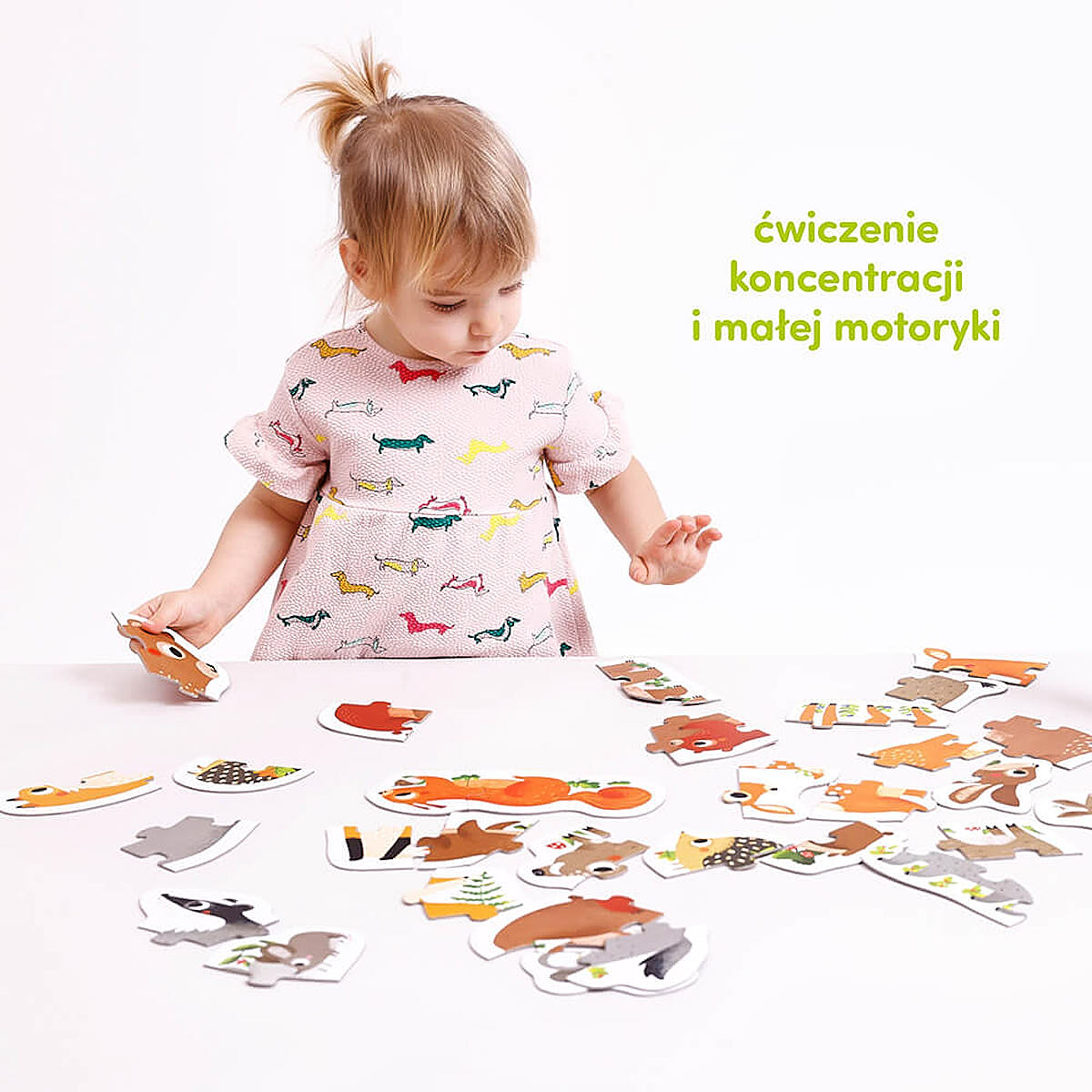 Puzzle progresywne Zwierzątka w lesie - CzuCzu