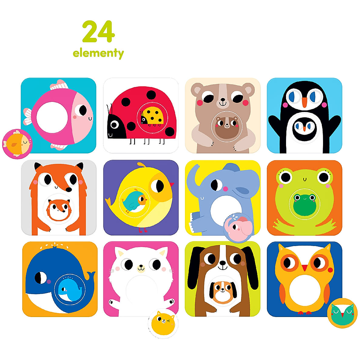 Puzzle z dziurką Maluchy - CzuCzu