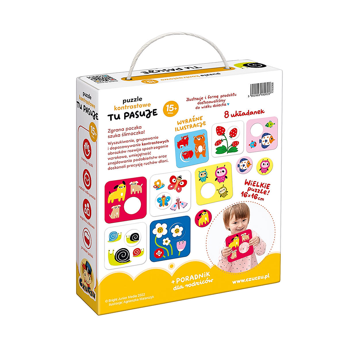 Puzzle kontrastowe Tu pasuje - CzuCzu