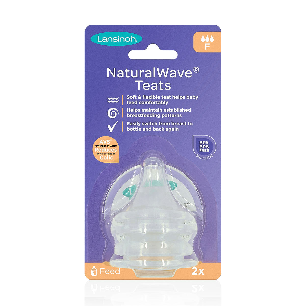 Smoczek do karmienia Natural Wave® - Lansinoh szybki przepływ F