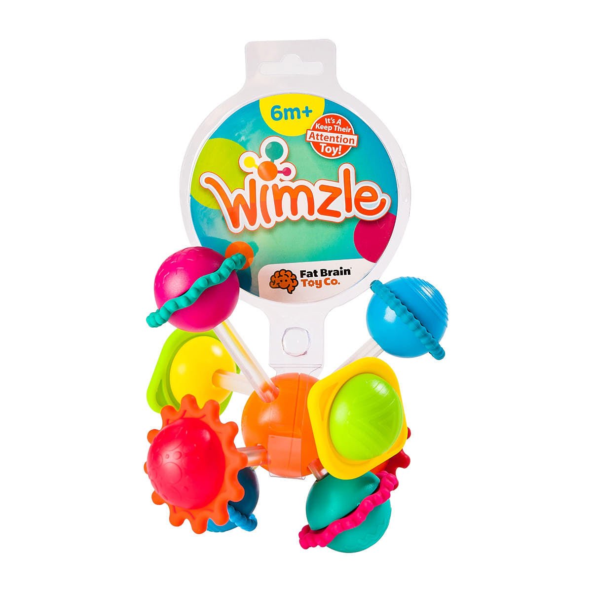 Grzechotka Wimzle - Sensoryczna Przygoda - Fat Brain Toys