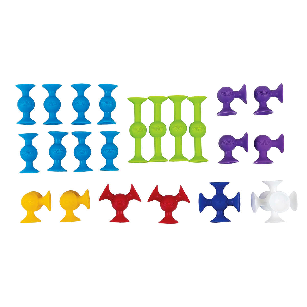 Klocki Przyssawki Squigz - Zestaw Startowy - Fat Brain Toys