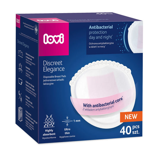 Wkładki laktacyjne antybakteryjne Discreet Elegance - Lovi LOVI